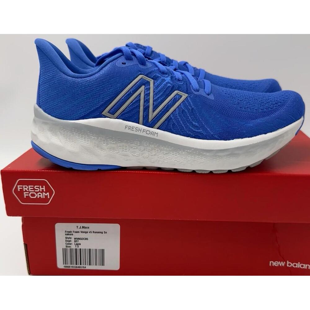 New Balance Fresh Foam X Vongo v5 Bright Lapis Blue Women’s Size 7.5 New in Box - Picture 1 of 9